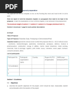 Template For Proposal Preparation