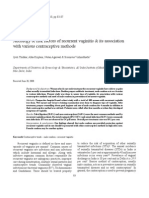 Aetiology & Risk Factors of Recurrent Vaginitis & Its Association With Various Contraceptive Methods