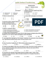 MATEMATYKA Klasa V Wiosna 2019