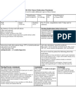 NURS 2516 Clinical Medications Worksheets: Opioid Analgesics