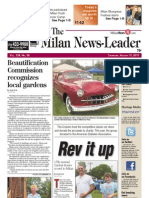 Milan News-Leader Front Page