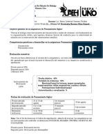 Objetivo General de La Asignatura de Pensamiento Lógico:: - Comunicación - Pensamiento Crítico