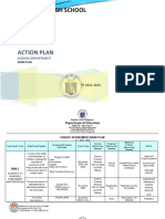 WORK PLAN Science Department