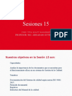 Sesión 15 TQM