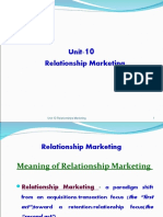 Unit-10 Relationship Marketing