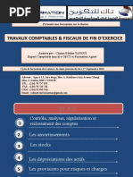 Travaux Comptables & Fiscaux de Fin D'exercice