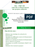 Support de Cours Recherche de Financement Janvier 2018