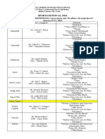 Sportsfest Activities 2022-2023