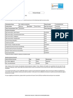 Medical Premium Receipt Self