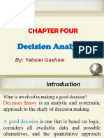 Chap 4 (Decision Analysis)