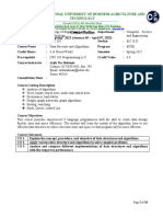 CSC 391 Data Structure and Algorithm DONE