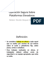 Trabajos Sobre Plataforma en Altura