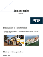 Chapter 1 Transportation