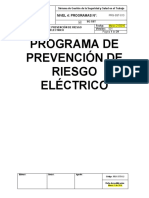 PRG-SST-013 Programa de Prevención de Riesgo Eléctrico