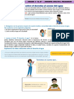 EXP 5 Deliberamos Sobre El Acceso Al Derecho Del Agua