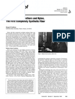 Wallace Hume Carothers and Nylon, The First Completely Synthetic Fiber - Kauffman - 1988