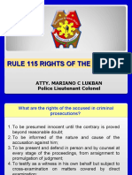 Rule 115 Rights of The Accused