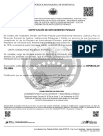 Certificacion de Antecedentes Penales Omar