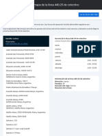 Lemos: Horario y Mapa de La Línea 440-25 de Colectivo