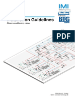 Installation Guidelines - Steam Conditioning Valves