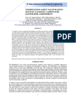 Heritage Conservation Asset Value Rating of Buildings in A School Campus For Disaster Risk Assessment