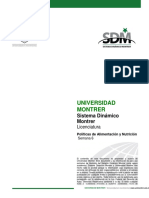 Políticas de Alimentación y Nutrición Semana 6