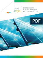 Cartilha de Energia Solar Fotovoltaica Voltada Ao Pequeno Negócio