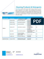 Cleaning Products & Detergents - Polymers Product Guide