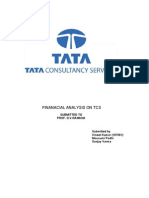 Financial Analysis On Tcs