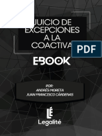 Juicio de Excepciones A La Coactiva EBOOK DIGITAL