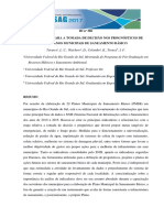 ID Nº 286 Indicadores para A Tomada de Decisão Nos Prognósticos de Planos Municipais de Saneamento Básico