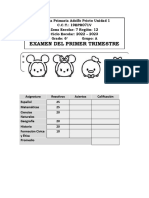 Examen 6to Primer Trimestre