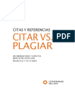 Modulo 2.2 - Citar Vs Plagiar e Apa