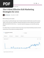 The 8 Most Effective B2B Marketing Strategies For 2021 - Business 2 Community