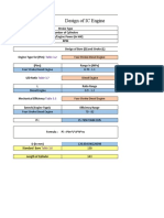 Design of IC Engine