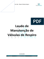 Laudo de Manutenção de Válvulas em Posto de Combustível