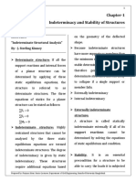 Indeterminacy and Stability of Structures