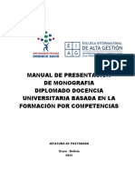 Manual de Presentación Monografia Eiag Upds 2022