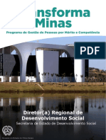 Descrição Da Vaga - SEDESE Regionais - Diretor Regional de Desenvolvimento Social