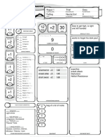 5E CharacterSheet Fillable