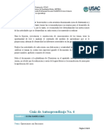 Guía de Aprendizaje 4 Matemática y Su Aprendizaje