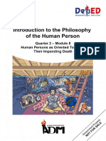 Introduction To Philosophy12 - q2 - m8 - Human Person Towards Their Impending Death