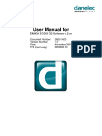 Danelec - DM800 User Manual Software