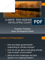 Climate Risk Assessment in Developing Countries: Pradeep Tharakan Asian Development Bank