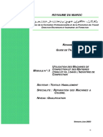 M03 - Utilisation Des Machines de Confection Et Des Matieres