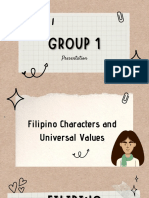 Filipino Character and Universal Values