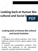 Chapter C Looking Back at Human Bio Cultural and Social Evolution