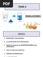 Tema 3: Disoluciones 3°eso