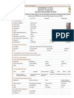 Application Details - Railway Recruitment Board