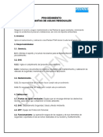 Procedimiento Planta de Tratamiendo